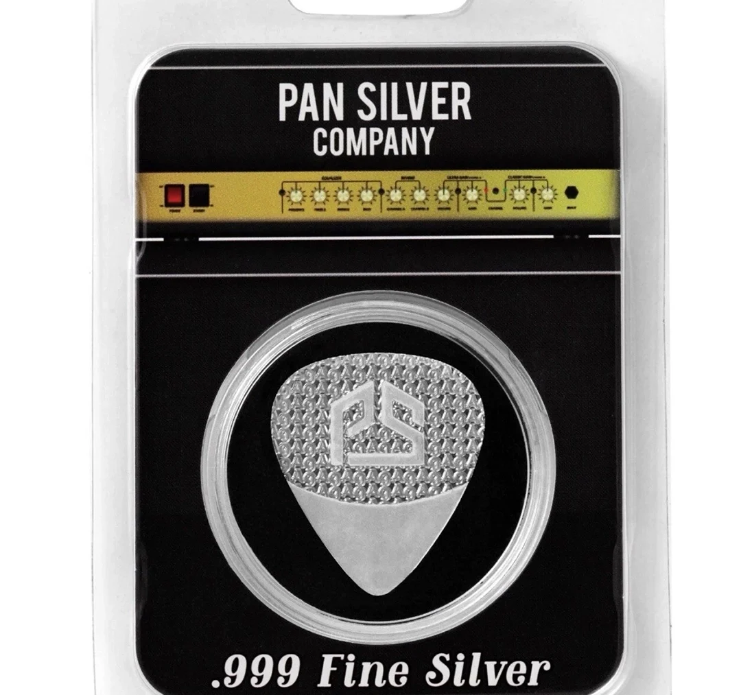Guitar Pick Fine Silver