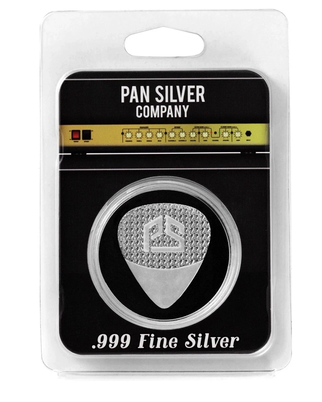 10g Guitar Pick .999 Fine Silver by Pan Silver Company