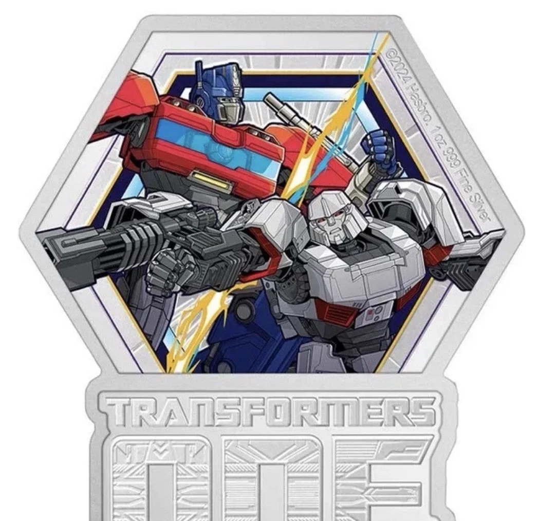 2024 Transformers One 1 oz Silver Coin Agoro- Mintage of 2024