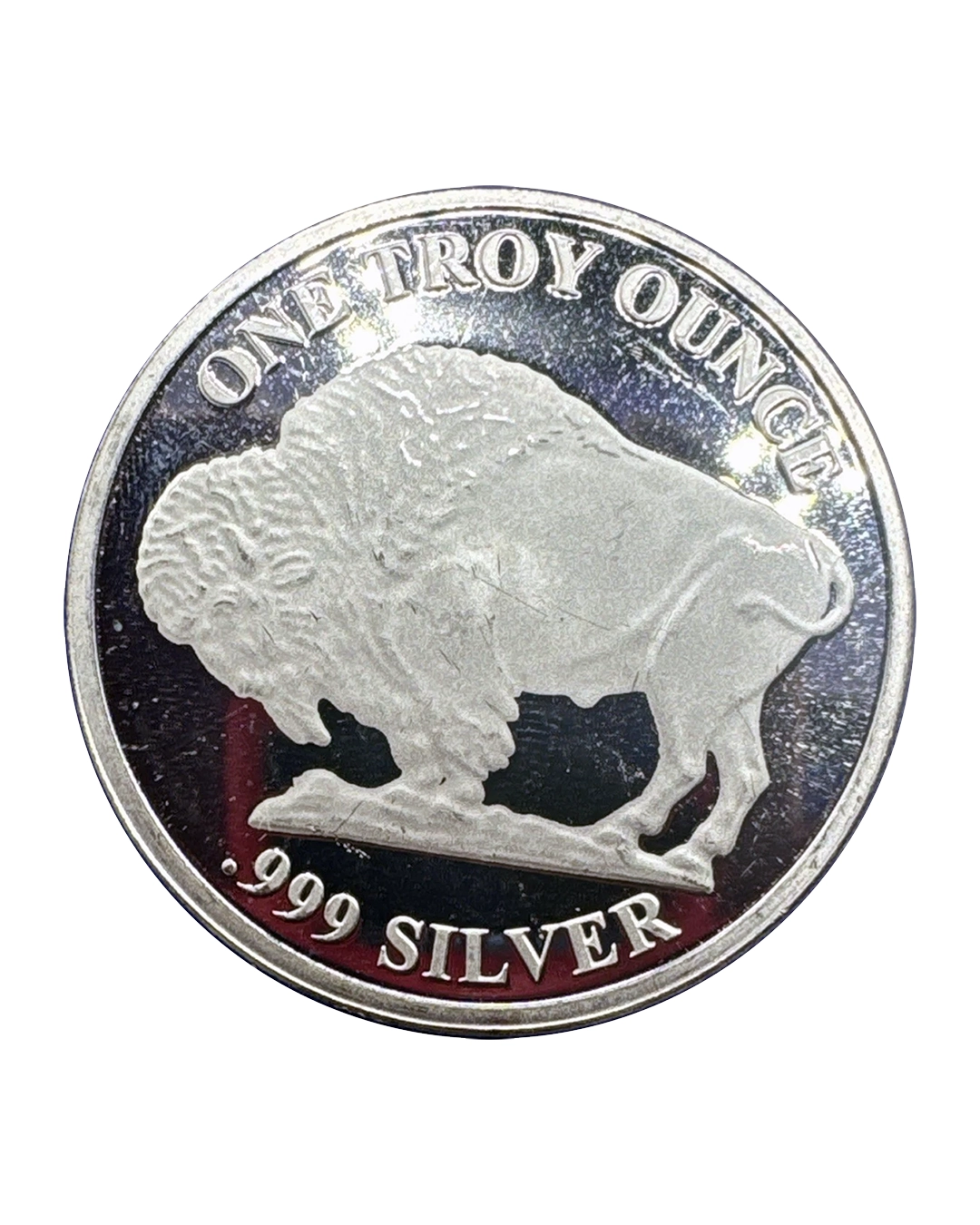Indian/Buffalo 1 Oz Siver Round for Investment Z09-10
