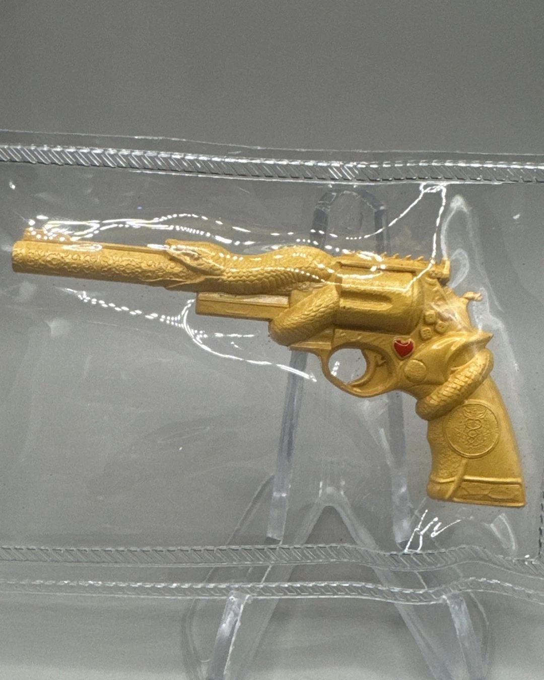 2024 Dragon Revolver 2 oz – 2 Guards Silver Gold Gilded Gun Box/COA