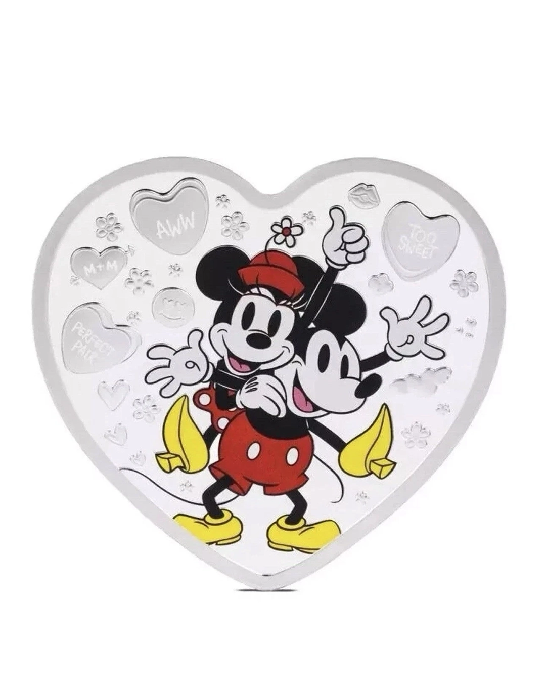 2025 Disney – I Love Us – Mickey and Minnie 1oz Silver Coin