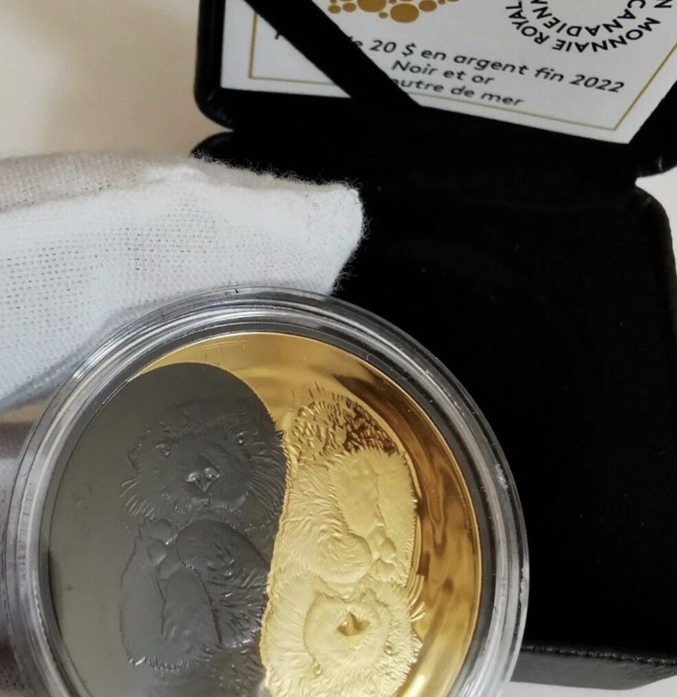 2022 RCM 1 oz. Pure Silver Coin – B&G: The Sea Otter