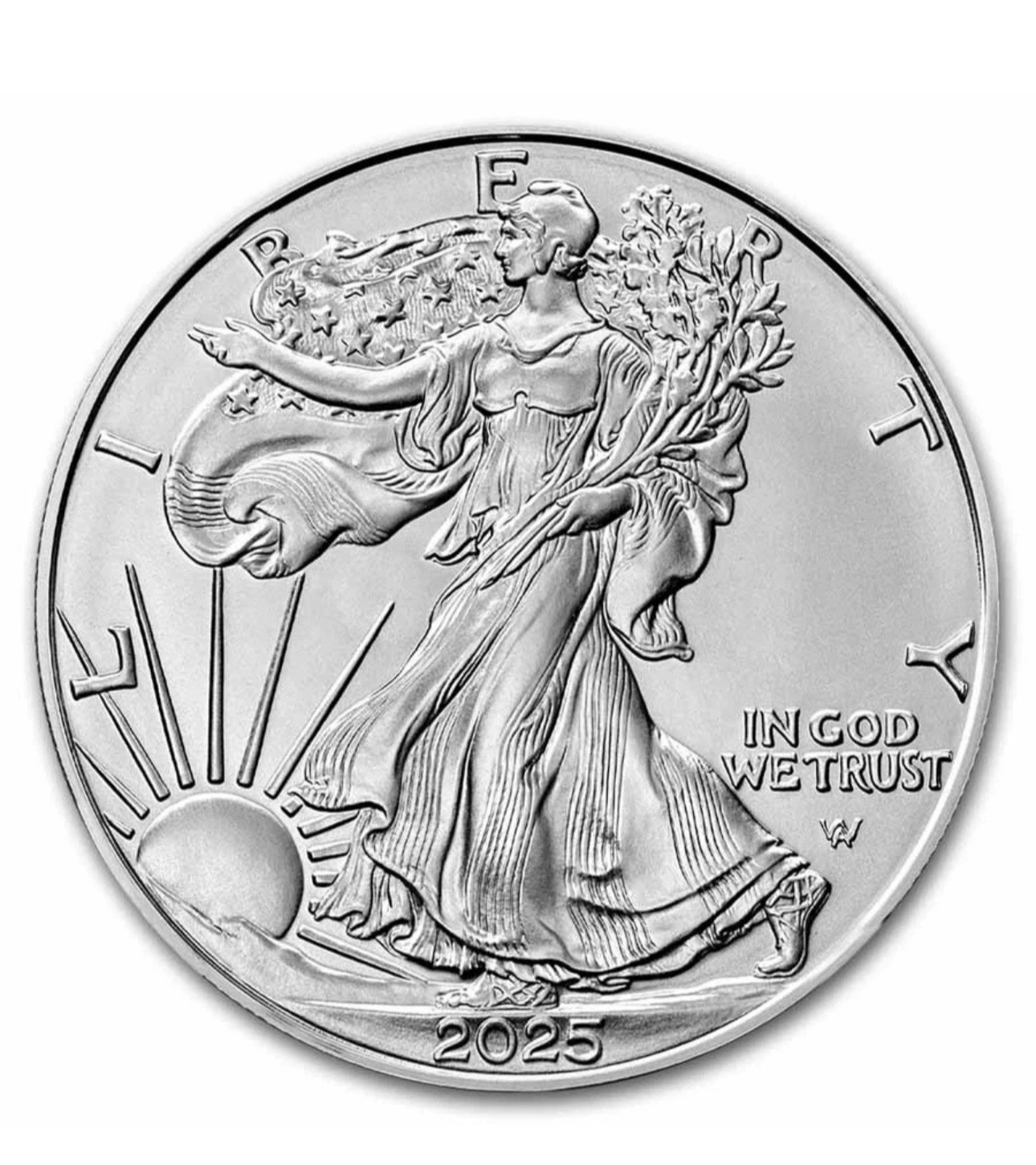 2025 1 oz American Silver Eagle Coin BU
