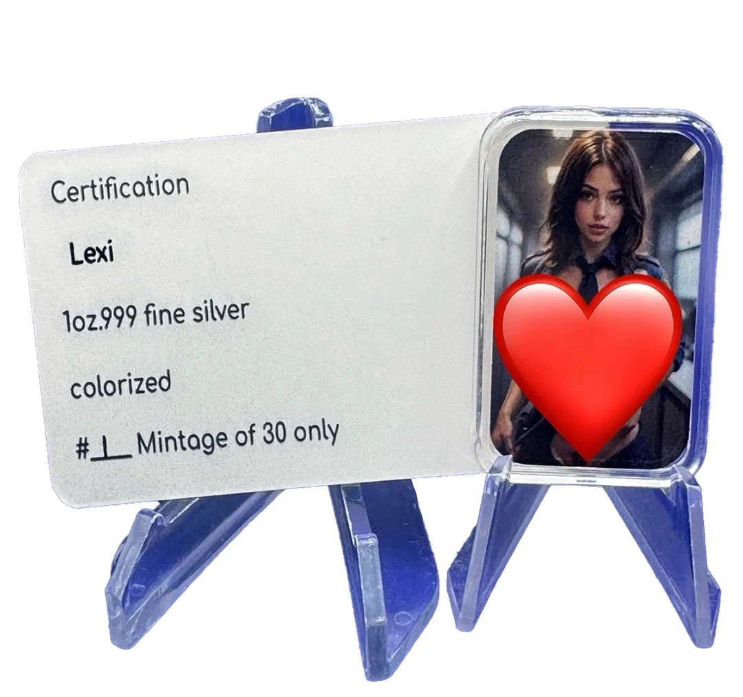 Lexi Fine Silver Colorized Bar