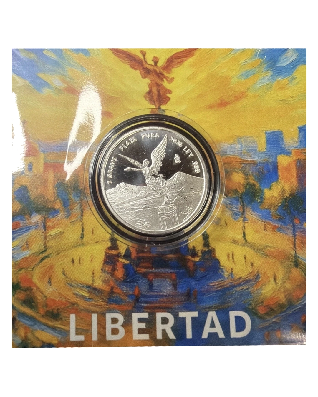 2026 Libertad Tribute 3g .999 Silver Proof Round In Card Limited Mintage of 3000
