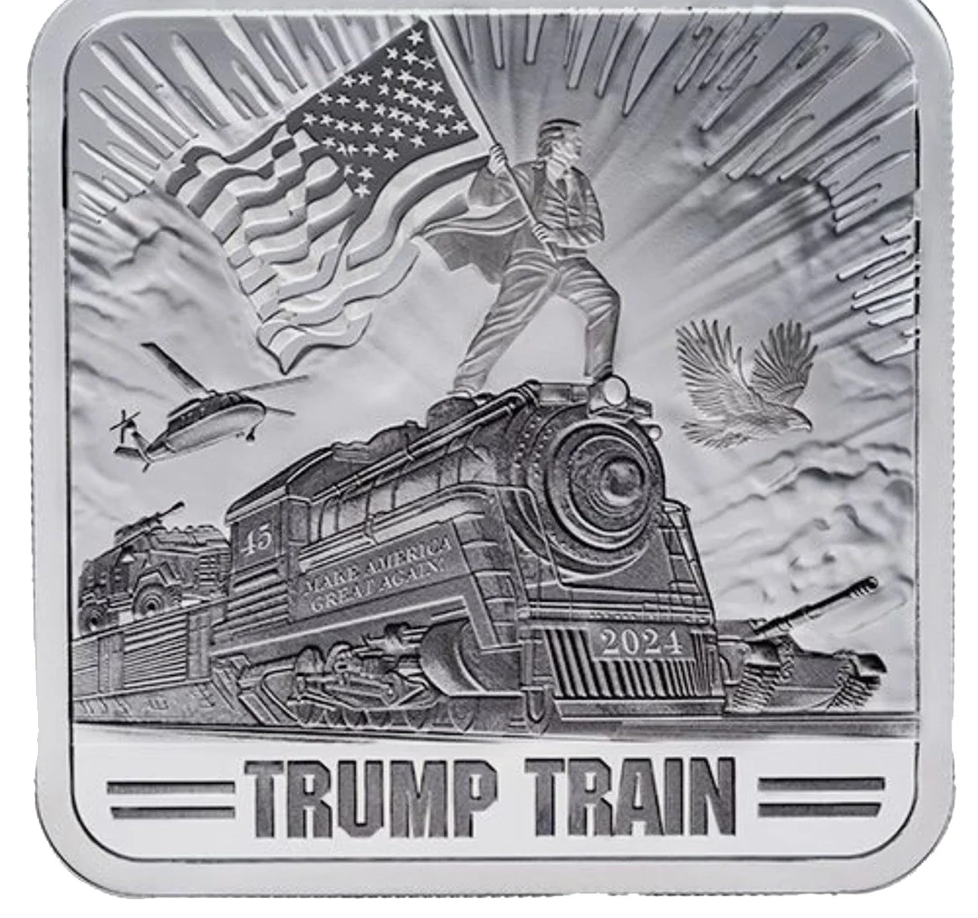 Trump Train Silver