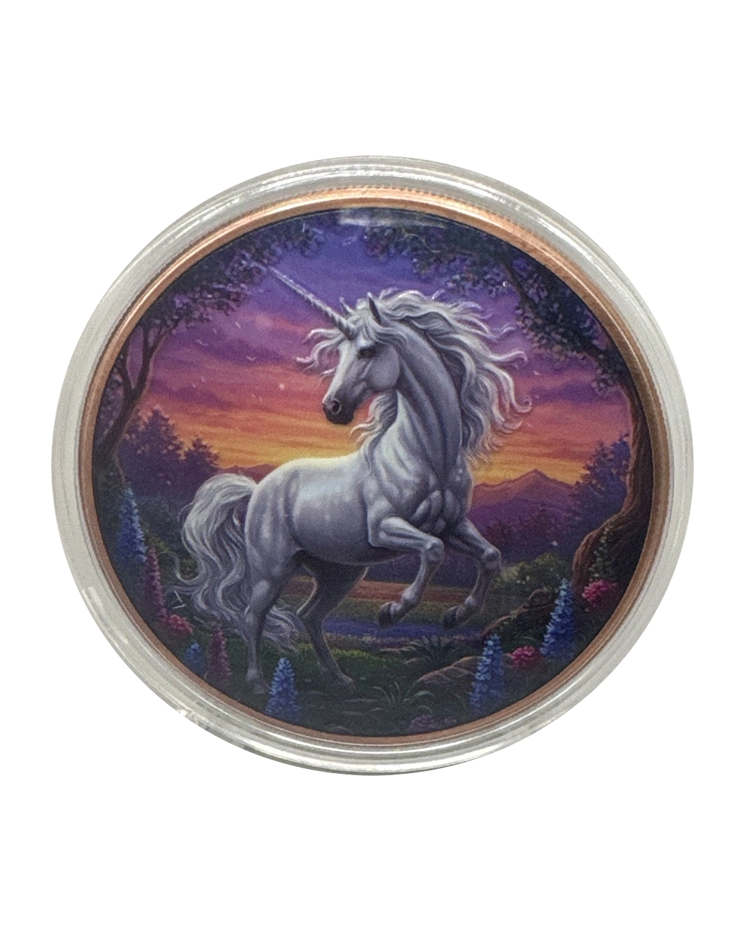 5oz Colorized Copper .999 2025 Unicorns Dreams Limited Mintage 1,000 Worldwide